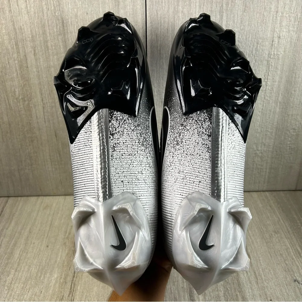NEW Nike Vapor Edge 360 2 Silver Black Football Cleats hf3454-003 Mens Size 15